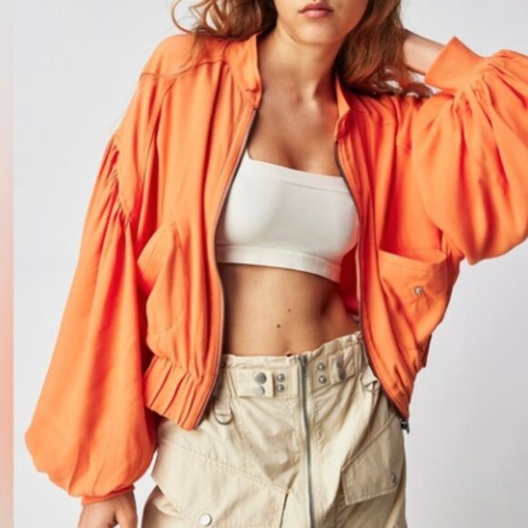 Free People Jackets & Blazers - Free People On Point Bomber Jacket